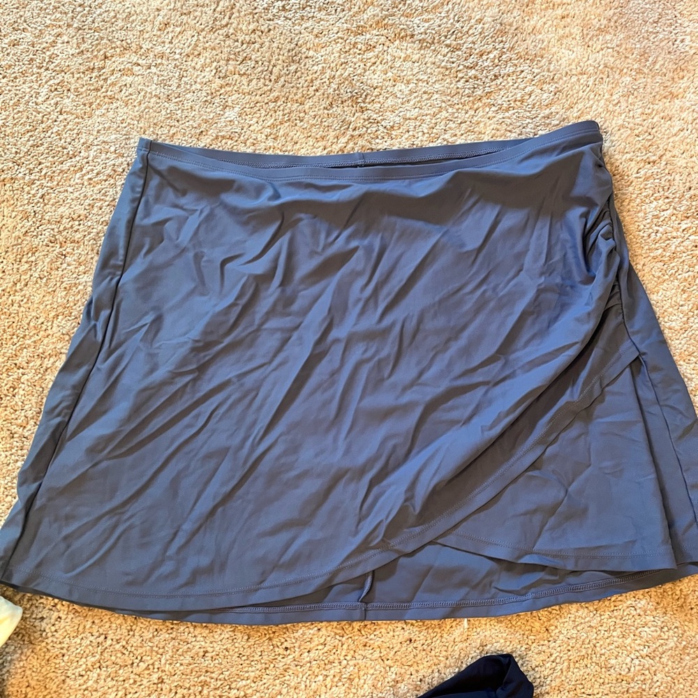 Blue SummerSalt Bathing Suit Skirt Coverup